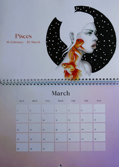 2026 Zodiac Calendar